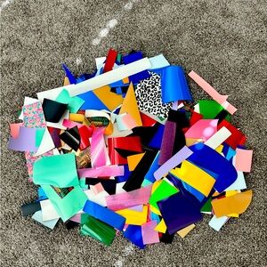 Cricut HTV scrap pieces